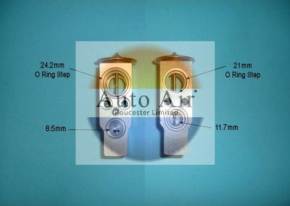 AUTO AIR 22-1060 Air Conditioning Expansion Valve Fits Porsche 911 Cayman