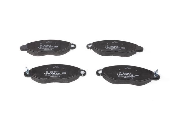 BOSCH 0986494037 Disc Brake Pad Set Front Fits Ford Transit Transit Tourneo