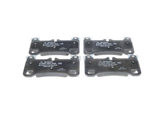 BOSCH 0986494205 Disc Brake Pad Set Rear Fits Audi Q7 Porsche Cayenne VW Touareg