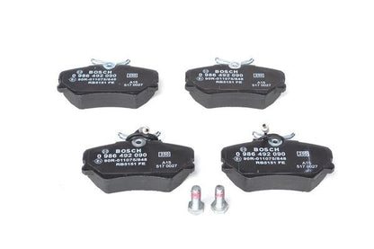 BOSCH 0986492090 Disc Brake Pad Set Front Low-Metallic Fits Peugeot 405