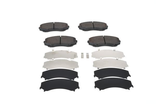 BOSCH 0986494204 Brake Pad Set For Disc Front Low-Metallic Fits Mazda MPV