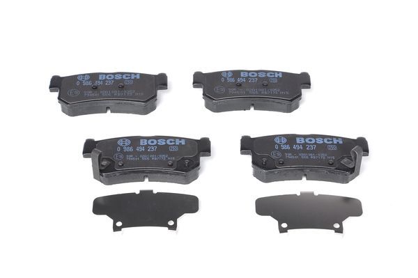 BOSCH 0986494237 Brake Pad Set For Disc Rear Low-Metallic Fits Ssangyong