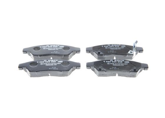 BOSCH 0986494238 Disc Brake Pad Set Front Low-Metallic Fits Suzuki Liana