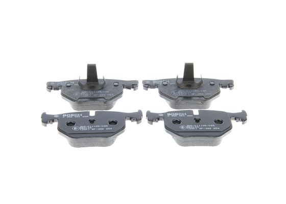 BOSCH 0986494286 Disc Brake Pad Set Rear Low-Metallic Fits BMW 7 Series