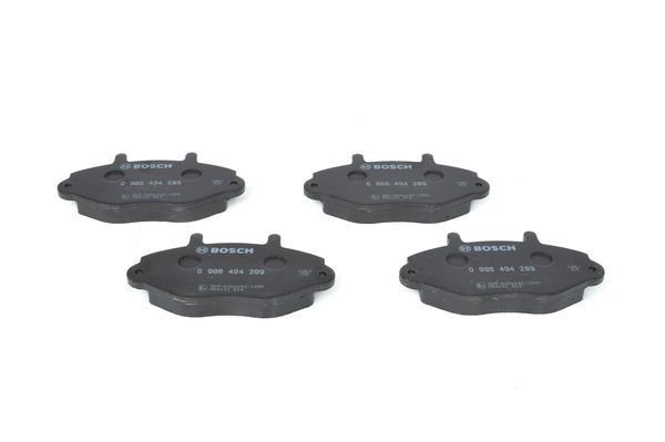 BOSCH 0986494289 Disc Brake Pad Set Front Low-Metallic Fits Ford Transit