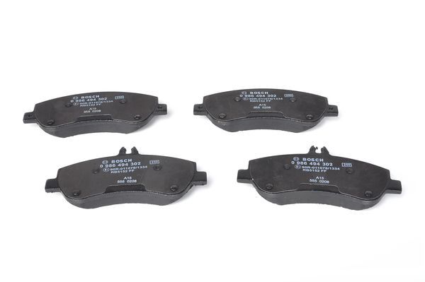 BOSCH 0986494302 Brake Pad Set Front Low-Metallic Fits Mercedes-Benz GLK-Class