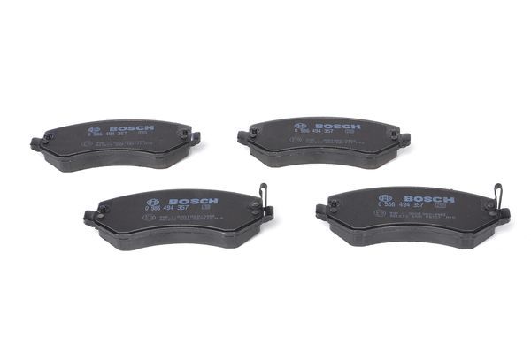 BOSCH 0986494357 Disc Brake Pad Set Front Low-Metallic Fits Chrysler Dodge Jeep