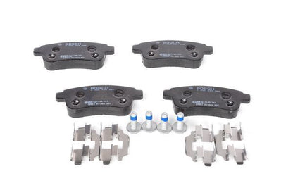 BOSCH 0986494384 Brake Pads Rear Low-Metallic With Mounting Manual Fits Renault