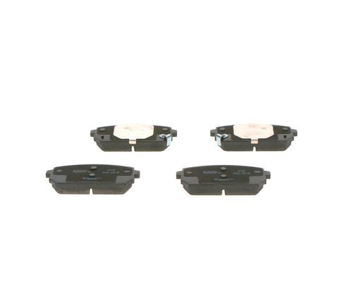 BOSCH 0986494400 Brake Pad Set For Disc Rear Low-Metallic Fits Kia Carens