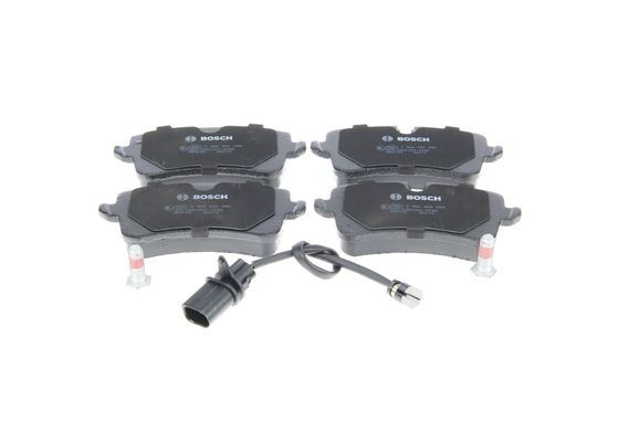 BOSCH 0986494488 Disc Brake Pad Set Rear Low-Metallic Fits Audi Porsche