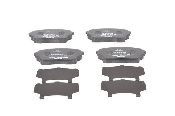 BOSCH 0986494711 Disc Brake Pad Set Front Rear Low-Metallic Fits SUZUKI