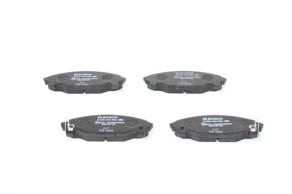 BOSCH 0986494853 Brake Pad Set For Disc Low-Metallic 45.3mm Height Fits DAIHATSU