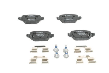 BOSCH 0986494935 Disc Brake Pad Set Rear Low-Metallic Fits Fiat Panda Panda Van