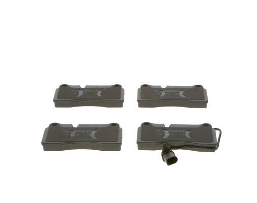 BOSCH 0986494956 Brake Pad Set Rear Low-Metallic 67mm Height Fits Audi R8