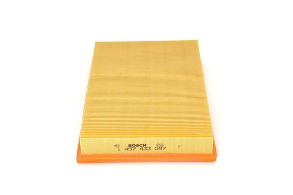 BOSCH 1457433087 Air Filter 285mm Length Insert 41mm Height Fits Opel Vectra