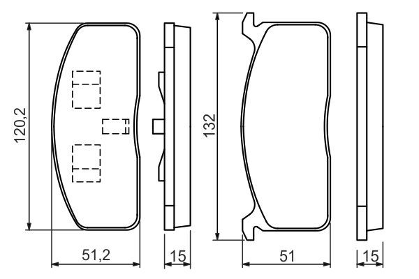 BOSCH 0986494457 Brake Pad Set Low-Metallic W/ Mounting Manual Fits TOYOTA LEXUS