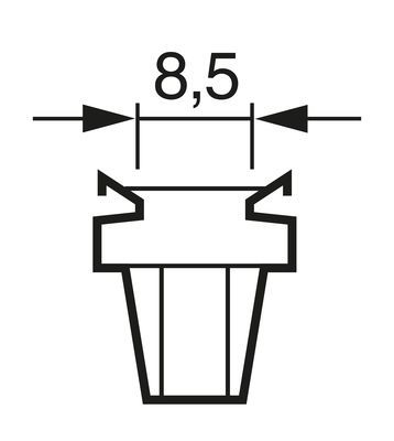 BOSCH 1987302874 Bulb Service Replacement 24V Voltage 1.2W Rated Power