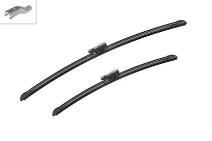 2 x BOSCH AEROTWIN A399S Flat Wiper Blades (Pair) 600/450mm Length Fits Mazda