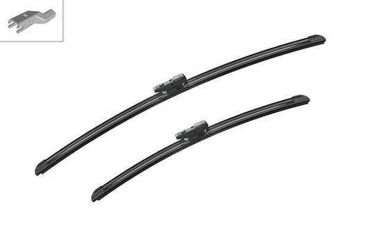 2 x BOSCH AEROTWIN A399S Flat Wiper Blades (Pair) 600/450mm Length Fits Mazda