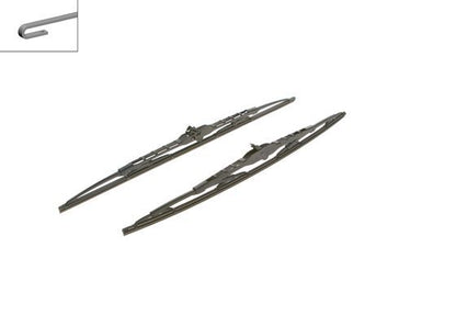 2 x BOSCH SUPERPLUS 582S Spoiler Wiper Blades (Pair) 550/530mm Fits Audi Porsche