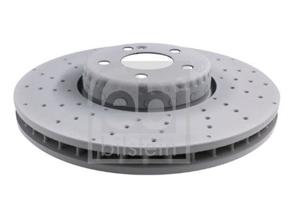 2x Front Brake Discs Braking Febi Bilstein 175162 Fits Mercedes C-Class CLS