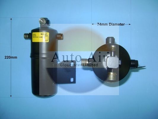 AUTO AIR 31-10000 Air Conditioning Receiver Dryer A/C Aluminium Replacement