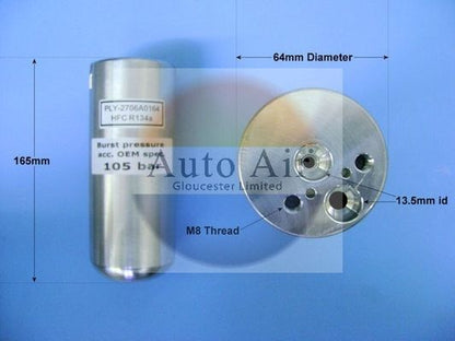 AUTO AIR 31-8027 Air Con Receiver Dryer For BMW 3 Series 5 Series 7 Series X3 Z4