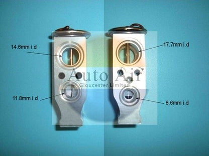 AUTO AIR 22-8811 Air Conditioning Expansion Valve Fits Citroen Peugeot Toyota