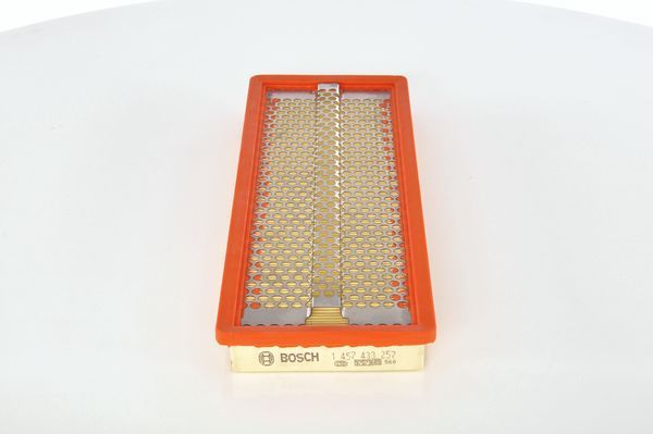 BOSCH 1457433257 Air Filter 378mm Length Insert 35.5mm Height Fits Fiat Punto