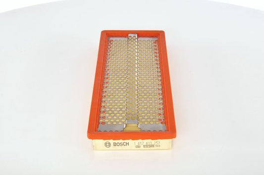 BOSCH 1457433257 Air Filter 378mm Length Insert 35.5mm Height Fits Fiat Punto