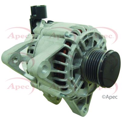 Alternator with Belt Pulley APEC AAL1424 Fits Ford Mazda 2 Fiesta Fusion