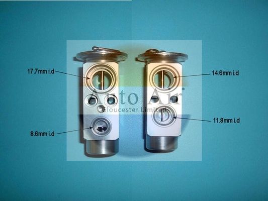 AUTO AIR 22-8643 Air Conditioning Expansion Valve Fits Vauxhall Astra Astravan