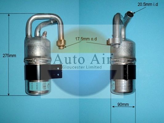 AUTO AIR 31-3413 Air Receiver Dryer A/C Air Conditioning Fits Ford Fiesta Fusion