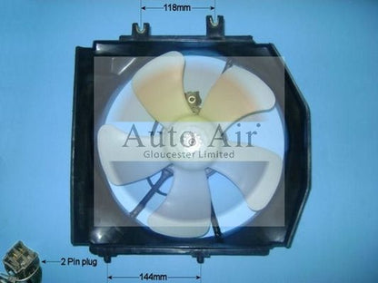 AUTO AIR 05-1154 Radiator Fan Electric Motor Centre Cooling Fits Mazda 323 F