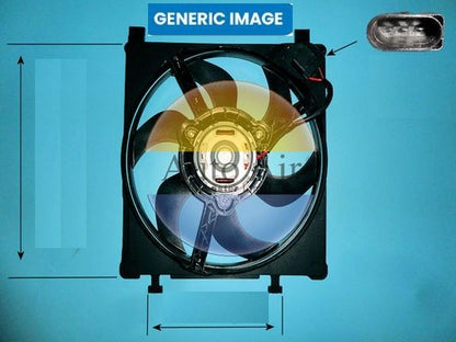 AUTO AIR 05-1003 Radiator Fan Electric Motor Centre Fits Audi A6 Allroad