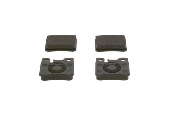 BOSCH 0986490260 Disc Brake Pad Set Rear Low-Metallic Fits Mercedes-Benz