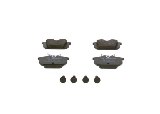 BOSCH 0986491030 Disc Brake Pad Set Rear Low-Metallic For Alfa Romeo Fiat Lancia