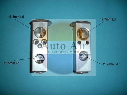 AUTO AIR 22-0105 Air Conditioning Expansion Valve Fits Chrysler Voyager