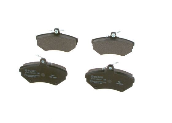 BOSCH 0986494021 Disc Brake Pad Set Front Low-Metallic Fits Audi A4 VW Passat