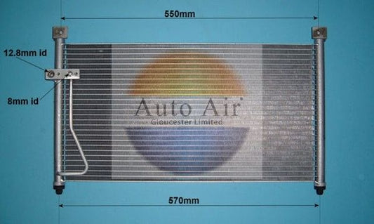 AUTO AIR 16-9784 Air Conditioning Condenser Air Con Replacement Fits Mazda 626