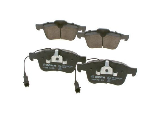 BOSCH 0986494071 Disc Brake Pad Set Front Low-Metallic Fits Alfa Romeo 159