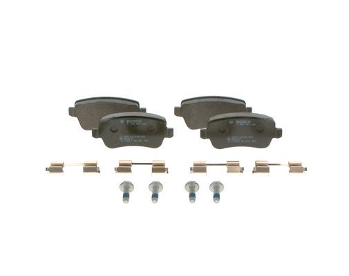 BOSCH 0986494126 Brake Pad Set For Disc Rear Low-Metallic Fits Fiat Croma