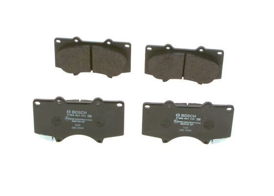 BOSCH 0986494153 Disc Brake Pad Set Front Low-Metallic Fits Mitsubishi Toyota