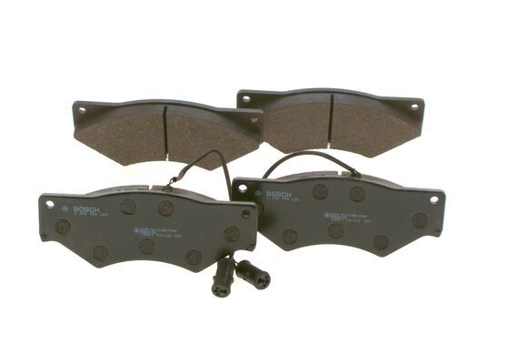 BOSCH 0986494193 Disc Brake Pad Set Front Low-Metallic Fits Iveco Daily