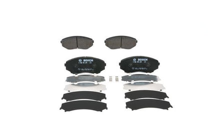 BOSCH 0986494204 Brake Pad Set For Disc Front Low-Metallic Fits Mazda MPV