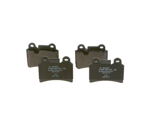 BOSCH 0986494210 Brake Pad Set For Disc Rear Low-Metallic Fits VW Touareg
