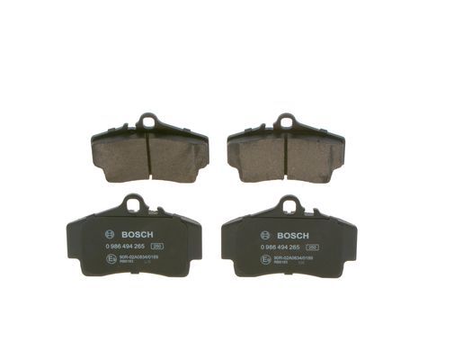 BOSCH 0986494265 Disc Brake Pad Set Rear Fits Porsche 911 Boxster Cayman