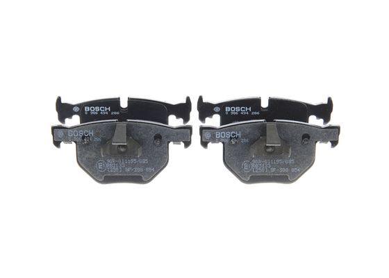 BOSCH 0986494286 Disc Brake Pad Set Rear Low-Metallic Fits BMW 7 Series