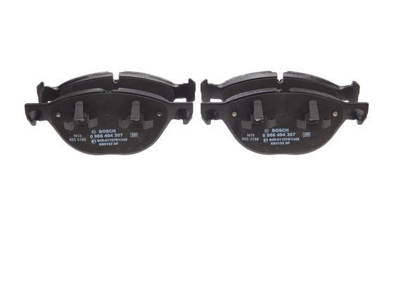 BOSCH 0986494307 Brake Pad Set For Disc Front Low-Metallic Fits BMW X5 X6