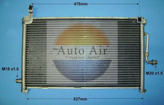 AUTO AIR 16-9999 Air Conditioning Condenser A/C Air Con Fits Daewoo Matiz